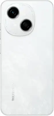 Смартфон Tecno Spark Go 1 128Gb 4Gb белый моноблок 3G 4G 2Sim 6.67" 720x1600 Android 14 Go 13Mpix 802.11 a/b/g/n/ac GPS GSM900/1800 Protect microSD max1024Gb
