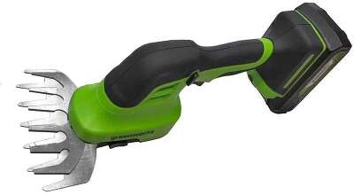 Кусторез/ножницы для травы Greenworks G24SHTаккум. (1600607)