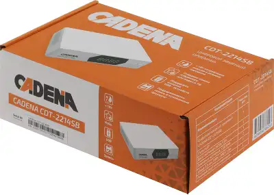 Ресивер DVB-T2 Cadena CDT-2214SB белый