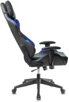 Кресло игровое Zombie VIKING 5 AERO черный/синий эко.кожа с подголов. крестов. пластик