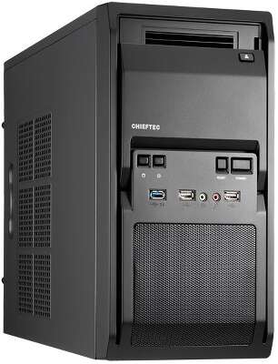 Корпус Chieftec LT-01B mATX, без БП. Сталь 0.6мм , 1х USB 3.0, 2x USB 2.0, безвинтовые крепления.
