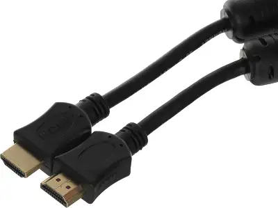 Кабель аудио-видео Premier 5-813 HDMI (m)/HDMI (m) 2м. феррит.кольца позолоч.конт. черный (5-813 2.0)