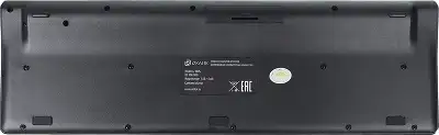 Клавиатура Оклик 880S черный USB беспроводная slim Multimedia