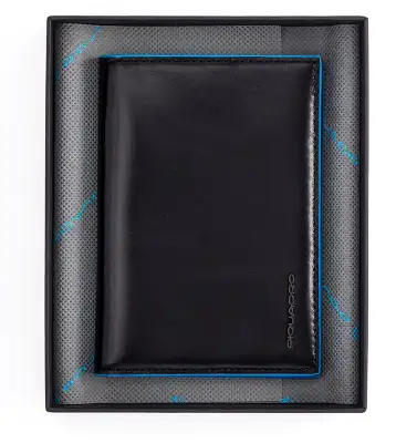 Обложка для документов Piquadro Blue Square PP5256B2/N черный натур.кожа