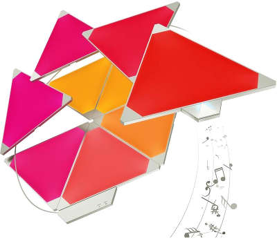 Светильник светодиодный Nanoleaf Aurora Rhythm Edition Kit [NL22-5002TW-9PK]