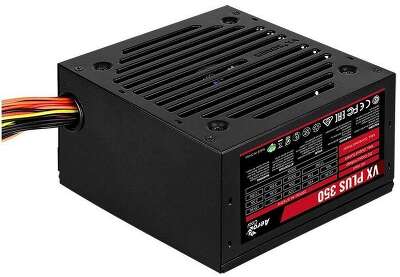 Блок питания FORMULA (AEROCOOL) 350W VX PLUS 350 (ATX, 20+4P, 2хMolex, 2xSATA, 120mm fan) (VX PLUS 350 (F))