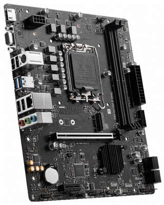 Материнская плата MSI PRO H610M-E (LGA1700/H610/2xDDR5/mATX/VGA, HDMI) (PRO H610M-E)