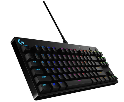Клавиатура Logitech Gaming keyboard G PRO, Mechanical, RGB, Black, [920-009393]