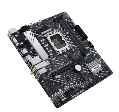 материнская плата ASUS PRIME H610M-A WIFI D4, LGA1700, B610, 2*DDR4, 4*SATA, 2*M.2, 2*USB 3.2, 4*USB 2.0, 1*PCIx16, 1*PCIx1, HDMI+DP+D-Sub, mATX; 90MB1C80-M0EAY0