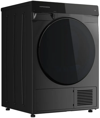 Сушильная машина KUPPERSBERG/ Сушильная машина KUPPERSBERG, High-Tech, загрузка 10 кг, 16 программ, тепловой насос, отсрочка старта, реверс барабана, ультрафиолет, сенсорное управление, блокировка от детей, энергоэффективность А+, цвет серый