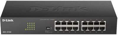 Коммутатор D-Link DGS-1016D/J1A Неуправляемый коммутатор с 16 портами 10/100/1000Base-T