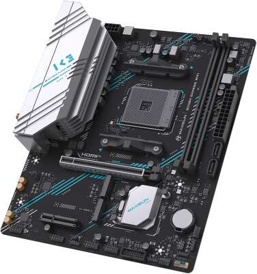 Материнская плата Maxsun MS-B550M GAMING WIFI B550, AM4, 2*DDR4, 1*PCIEx16, 1*PCIEx4, 1*PCIEx1, 2*M.2, 4*USB3.2Gen1, 6*USB2.0, 2*SATA3.0, 1G, DP, HDMI, M-ATX, RTL