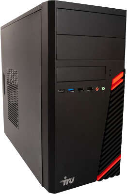 Компьютер IRU Home 310H5SM MT i5 11400F/16/256 SSD/GT1030 2G/DOS,черный