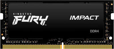 Память DDR4 8GB 3200MHz Kingston KF432S20IB/8 Fury Impact RTL PC4-25600 CL20 SO-DIMM 260-pin 1.2В single rank Ret