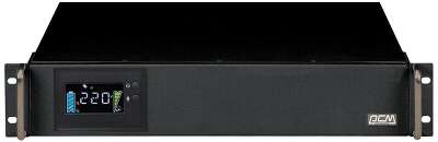 PowerCom King Pro RM KIN-3000AP LCD (3U) ИБП {Line-Interactive, 3000VA/2400W, Rack, 6х С13, Serial+USB, SmartSlot, RS-232} (1152615)