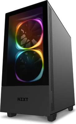 Корпус NZXT H510 Elite Black, черный, ATX, Без БП (CA-H510E-B1)