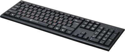 Клавиатура проводная OKLICK 120M черный (USB, 104 клавиши, 1.6м) (1083044)