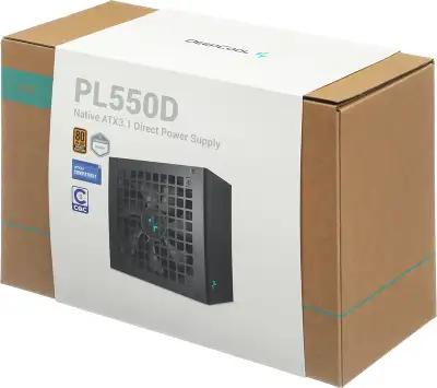 Блок питания Deepcool ATX 550W PL550D 80+ bronze (20+4pin) APFC 120mm fan 6xSATA RTL
