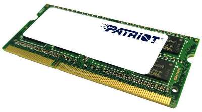 Память DDR3L 8Gb 1600MHz Patriot PSD38G1600L2S RTL PC3-12800 CL11 SO-DIMM 204-pin 1.35В dual rank Ret