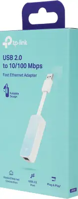 Сетевой адаптер Ethernet TP-Link UE200 USB 2.0