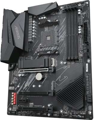 Материнская плата Gigabyte B550 AORUS ELITE V2, Socket AM4, AMD B550, 4xDDR4-3200, HDMI+DP, 3xPCI-Ex16, 1xPCI-Ex1, 4xSATA3(RAID 0/1/10), 2xM.2, 8 Ch Audio, 2,5GLan, (2+4)xUSB2.0, (6+2)xUSB3.2, ATX, RTL {8} (809898)