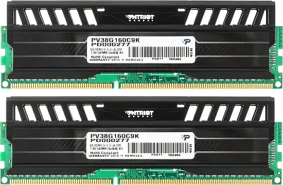 Память DDR3 2x4GB 1600MHz Patriot PV38G160C9K Viper 3 RTL Gaming PC3-12800 CL9 DIMM 240-pin 1.5В с радиатором Ret