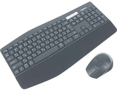 920-008232 Logitech Клавиатура + мышь MK850 Perfomance Black USB оригинальная заводская гравировка RU/LAT
