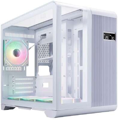 1STPLAYER RT6 ARGB White / mATX / 4x120mm ARGB fans / RT6-WH-3FC7R-W-1FC7-W