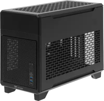 Корпус Thermaltake TR100 черный без БП miniITX 8x140mm 2x200mm 2xUSB3.0 audio bott PSU