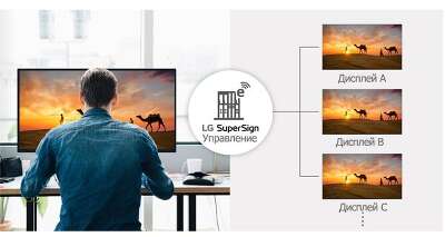 Телевизор 86" LG 86UR640S0ZD UHD HDMIx3, USBx1 пепельно-синий
