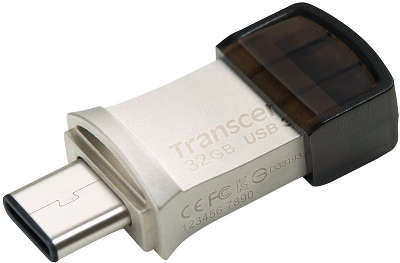 Модуль памяти USB3.1+Type-C Transcend JetFlash 890 OTG 32 Гб [TS32GJF890S]
