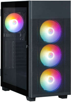 Корпус MidiTower Zalman S5 Neo black (ATX, без БП, FRGB, 2xUSB Type-A) (Zalman S5 Neo)