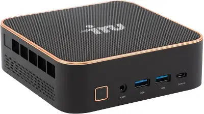 Неттоп IRU Tactio 525 Ryzen 5 6600H (3.3) 16Gb SSD512Gb 660M Windows 11 Pro GbitEth WiFi BT 120W черный (2057781)