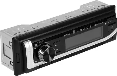 Автомагнитола Ural Молот АРС-МТ 114C 1DIN 4x160Вт v5.0 USB 2.0 AUX 2 (МОЛОТ АРС-МТ 114C)
