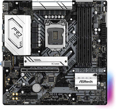 Материнская плата mATX LGA1200 ASRock H570M PRO4