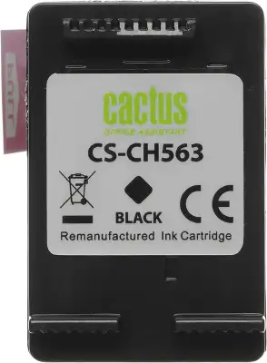 Картридж струйный Cactus CS-CH563 №122XL черный (18мл) для HP DJ 1050/2050/2050s с чипом
