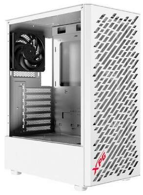 XPG VALOR AIR white / ATX / tempered glass / 4x 120mm black fans/front magnet filter/ VALORAIRMT-WHCWW