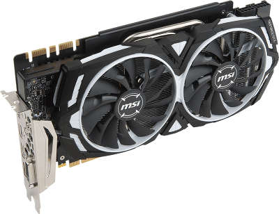 Видеокарта MSI nVidia GeForce GTX1080Ti Armor 11Gb DDR5X PCI-E DVI, 2HDMI, 2DP