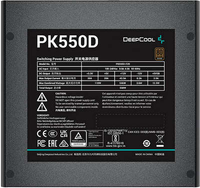Блок питания 550W Deepcool PK550D ATX