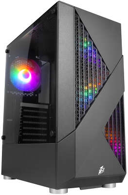 Корпус 1STPLAYER FIREROSE F3-A, черный, ATX, Без БП (F3-A-BK-4F1)