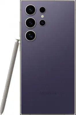 Смартфон Samsung S24 Ultra, Snapdragon 8 Gen 3, 12Gb RAM, 256Gb, фиолетовый (SM-S928BZVGCAU)