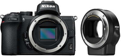 Цифровая фотокамера Nikon Z50 Body + FTZ адаптер