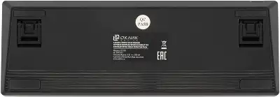 Клавиатура Оклик K713X механическая черный USB Multimedia for gamer LED