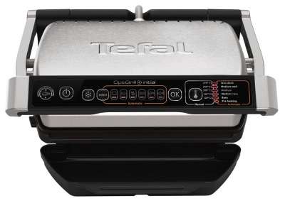 Электрогриль Tefal Optigrill GC706D34, черный/серебристый