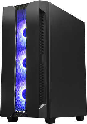 Корпус Chieftec Hunter, черный, ATX, Без БП (GS-01B-OP)