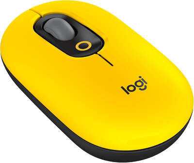 Мышь беспроводная Logitech Pop Mouse - Blast Yellow USB (910-006546)