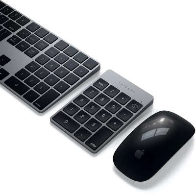 Беспроводной блок клавиатуры Satechi Aluminum Slim Keypad Numpad, Space Grey [ST-SALKPM]