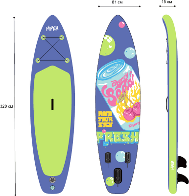 Сапборд HIPER FRESH SUPB-0144