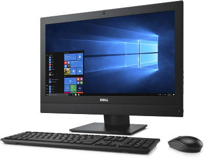 Моноблок Dell Optiplex 5250 21.5" FHD i5-6500/8/1000/HDG530/DVDRW/WF/BT/CAM/Kb+Mouse/W10P, черный