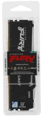 Модуль памяти DDR5 DIMM 16Gb DDR6000 Kingston FURY Beast RGB (KF560C40BBA-16)